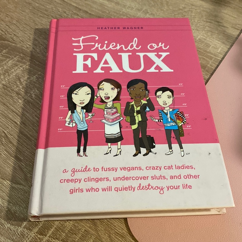 Hardback “friend or faux”